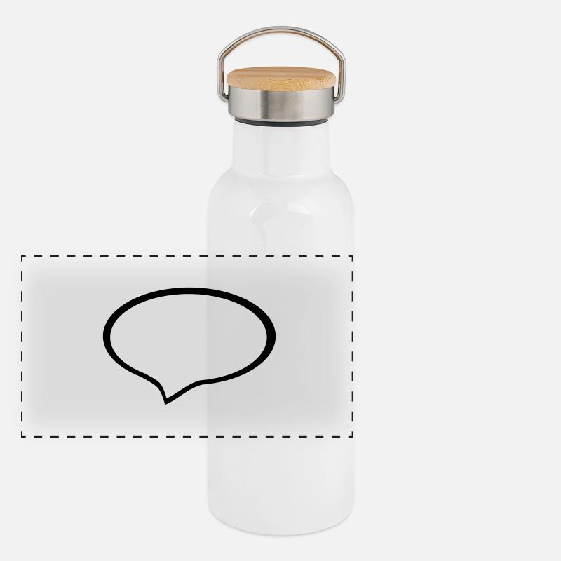 Bubble Panoramic Thermal Bottle with Bamboo Lid