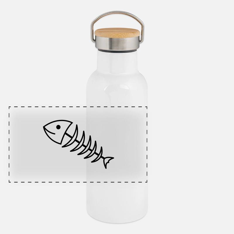 fischgraete1 Panoramic Thermal Bottle with Bamboo Lid