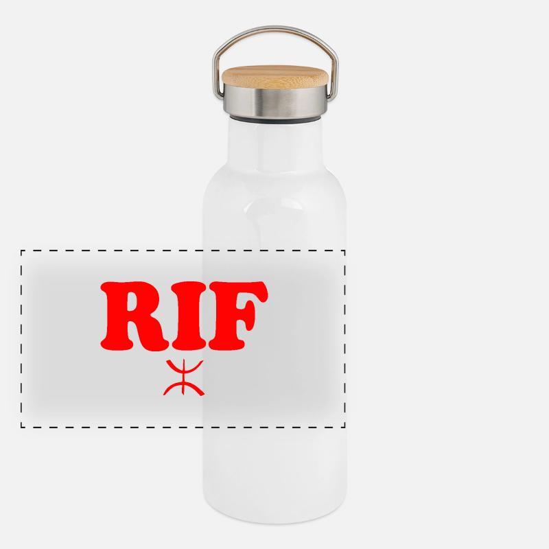 Rif Panorama Thermosflasche mit Bambusdeckel