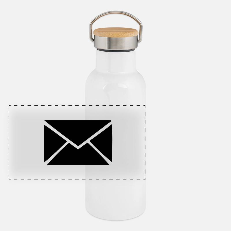 envelope Panoramic Thermal Bottle with Bamboo Lid
