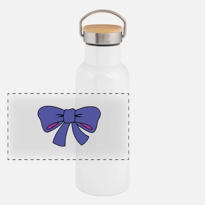 loop Panoramic Thermal Bottle with Bamboo Lid