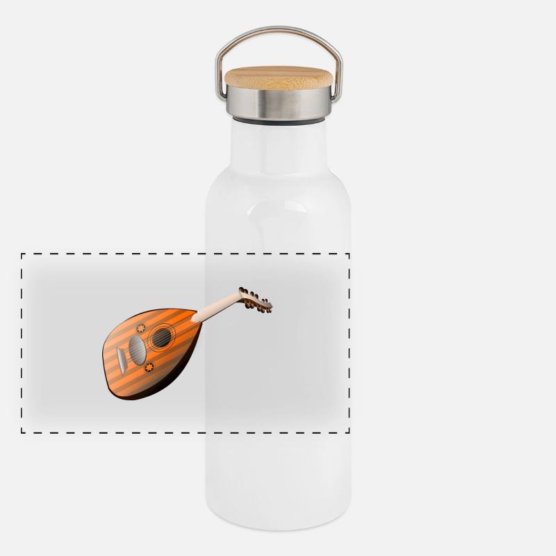mandolin Panoramic Thermal Bottle with Bamboo Lid