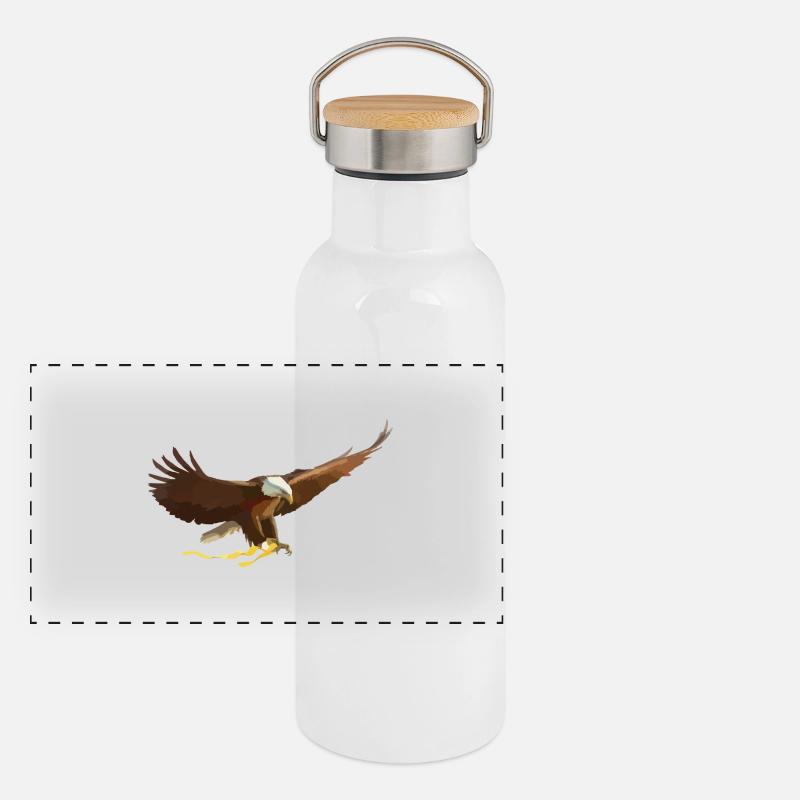 Eagle Panoramic Thermal Bottle with Bamboo Lid
