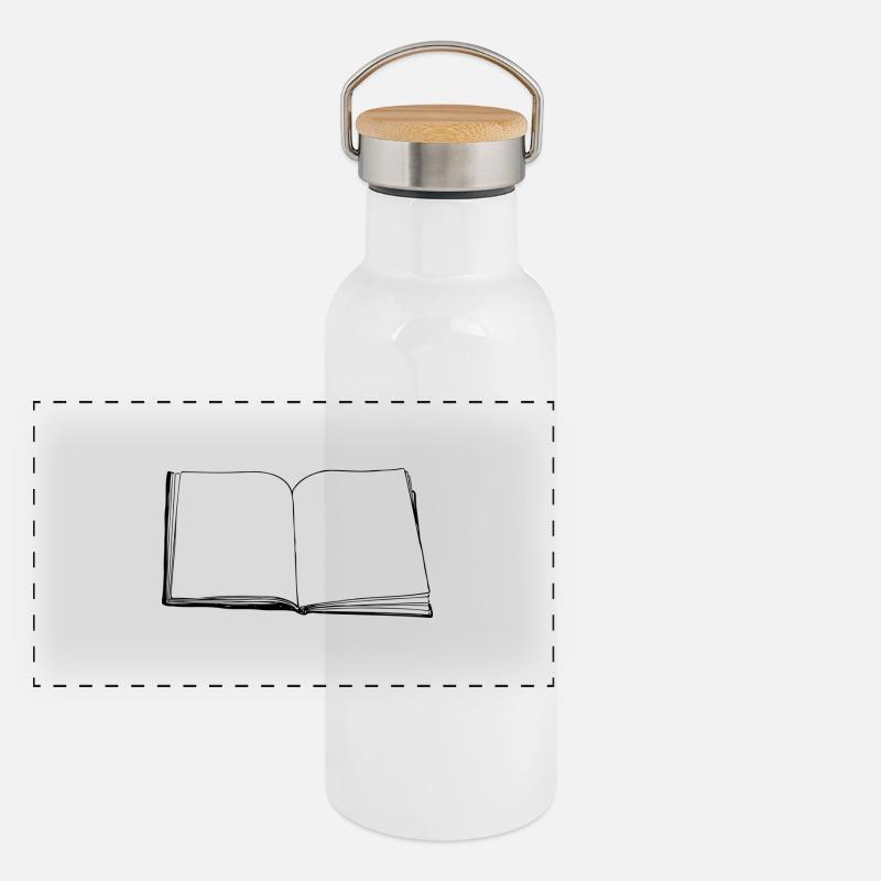 book Panoramic Thermal Bottle with Bamboo Lid