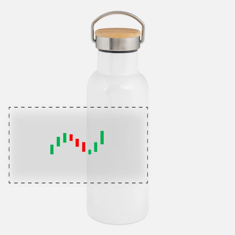 Candlesticks Panoramic Thermal Bottle with Bamboo Lid