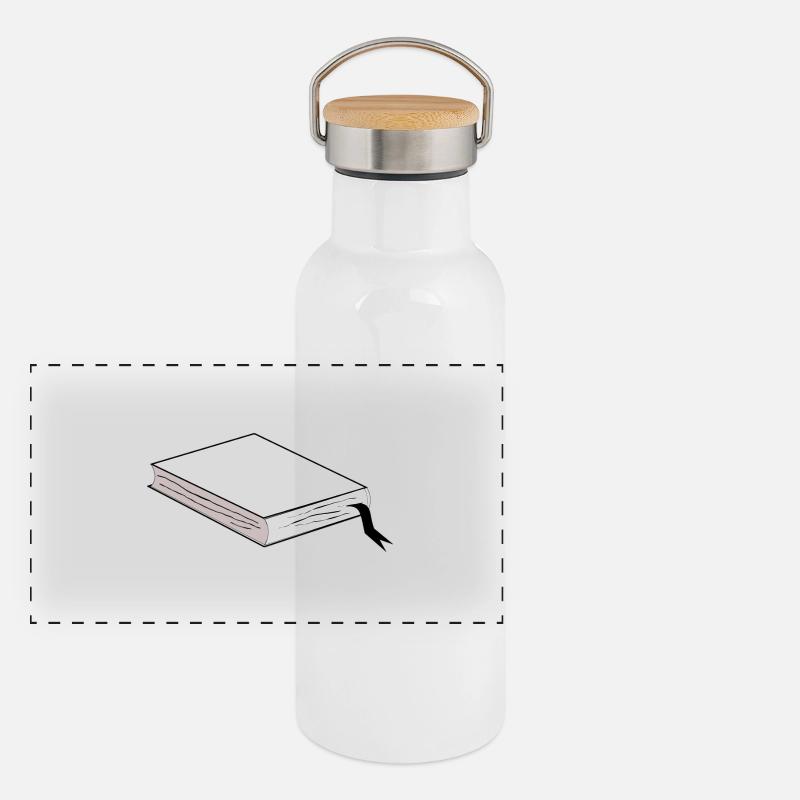 book Panoramic Thermal Bottle with Bamboo Lid