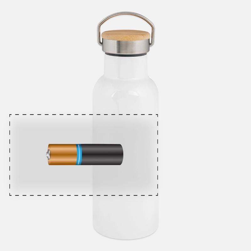 battery Panoramic Thermal Bottle with Bamboo Lid