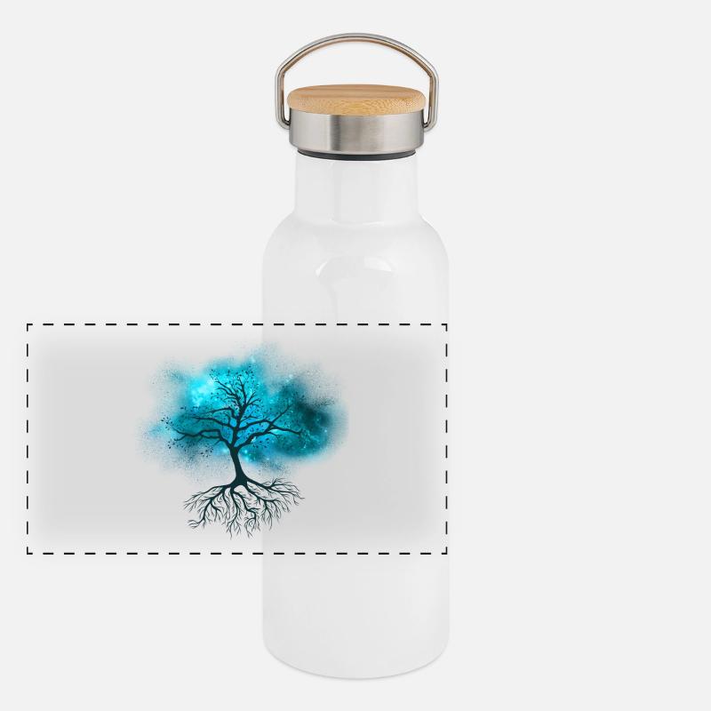 arbre magique Gourde isotherme avec bouchon en bambou