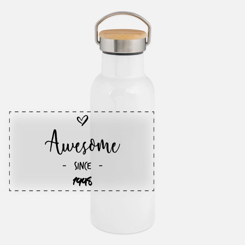 Awesome since 1998 Panoramic Thermal Bottle with Bamboo Lid