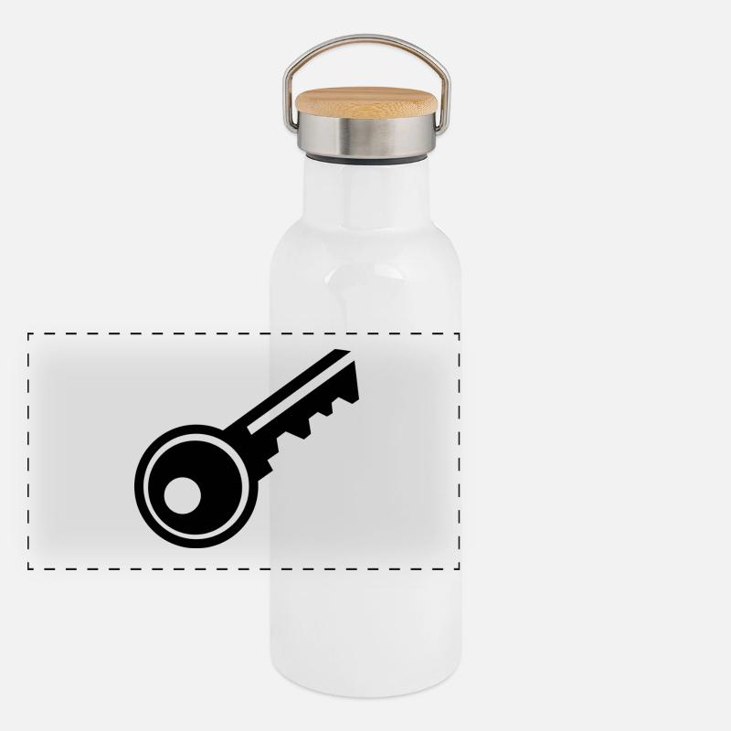 key Panoramic Thermal Bottle with Bamboo Lid