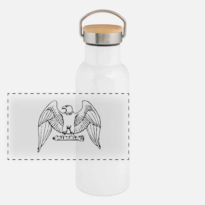 Adler Panorama Thermosflasche mit Bambusdeckel