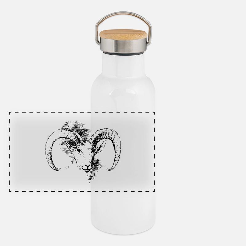 billy-goat Panoramic Thermal Bottle with Bamboo Lid