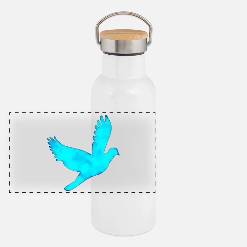 Pigeon Gourde isotherme avec bouchon en bambou