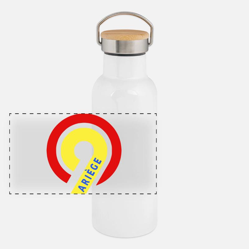 Ariège 09 Panorama Thermosflasche mit Bambusdeckel