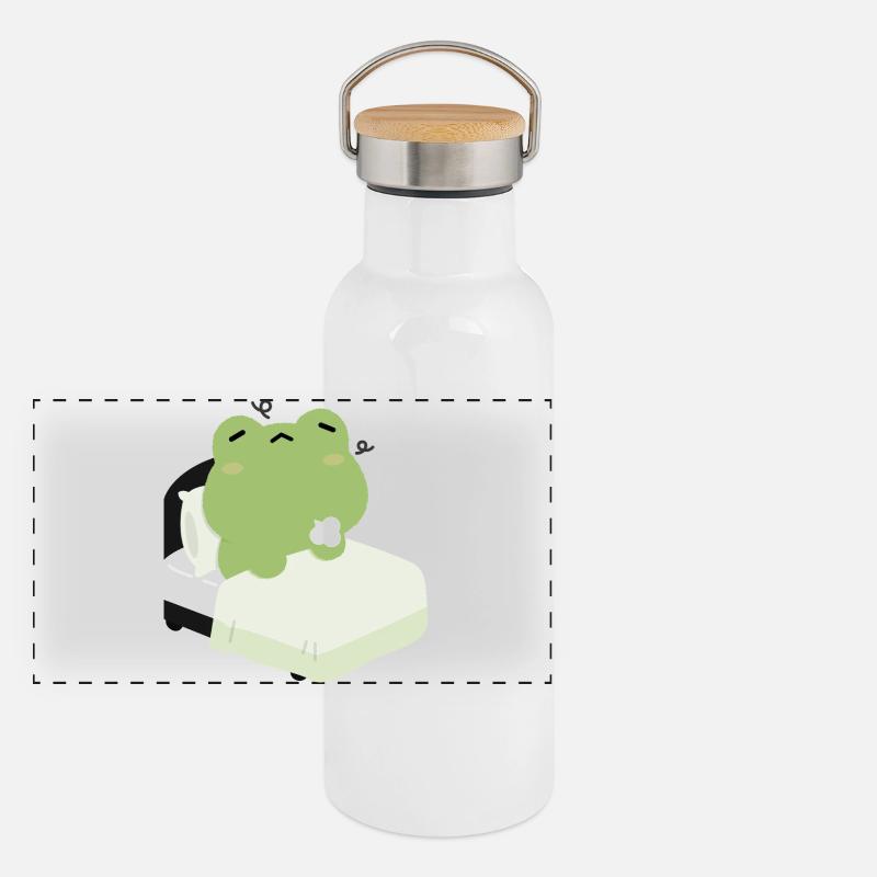 Tired Frog Bedtime Panoramic Thermal Bottle with Bamboo Lid