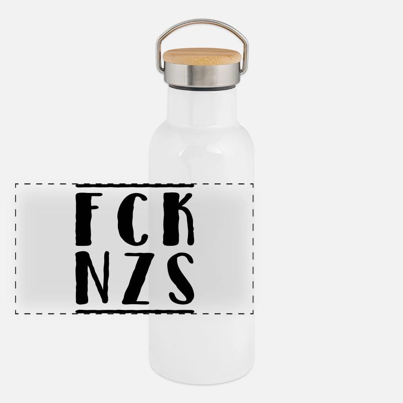 Panorama Thermosflasche mit Bambusdeckel