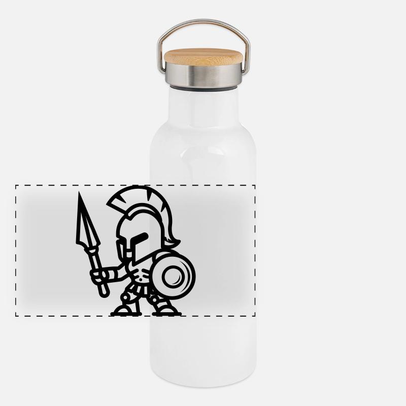 spartan Gourde isotherme avec bouchon en bambou