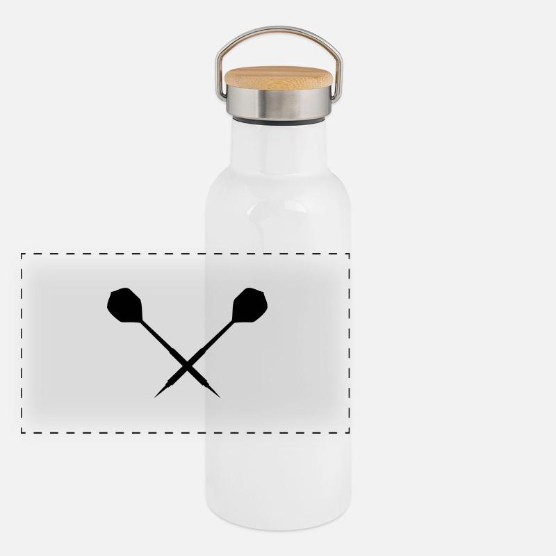 Darts Panoramic Thermal Bottle with Bamboo Lid