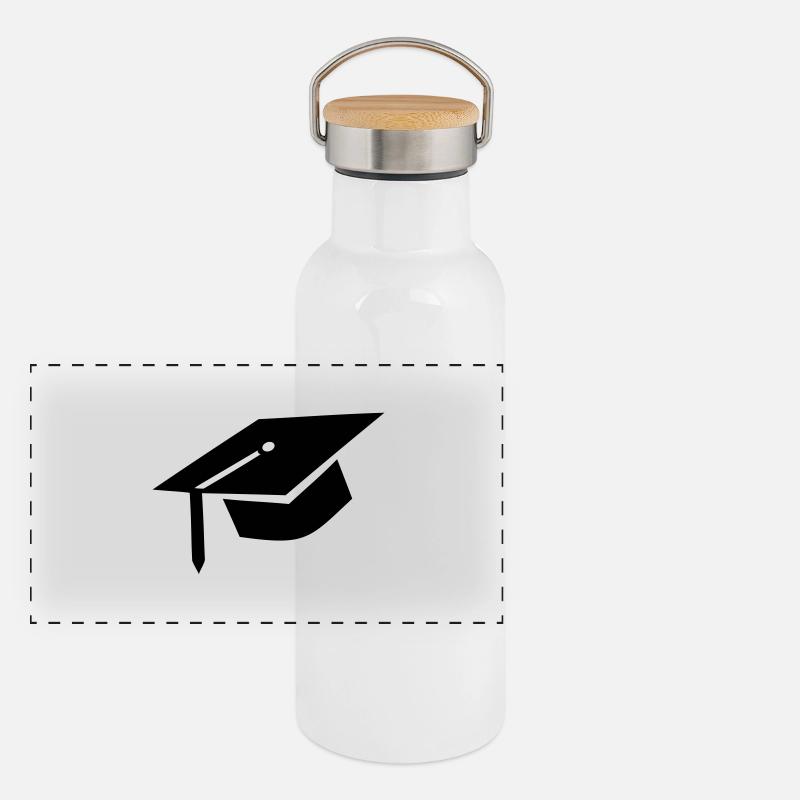 Doktorhut Panorama Thermosflasche mit Bambusdeckel