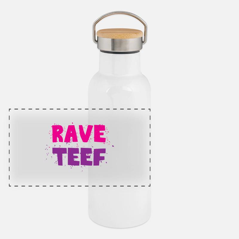 Rave teef Panoramic Thermal Bottle with Bamboo Lid