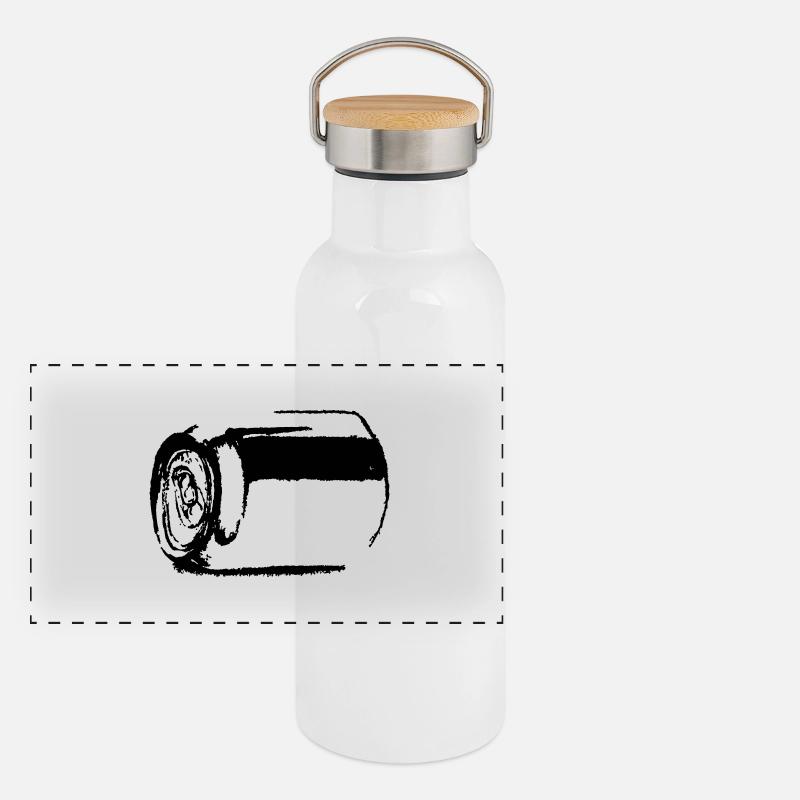 Can Panorama Thermosflasche mit Bambusdeckel
