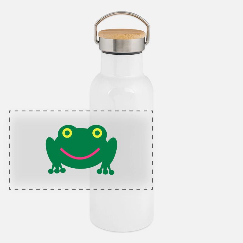frog Panoramic Thermal Bottle with Bamboo Lid