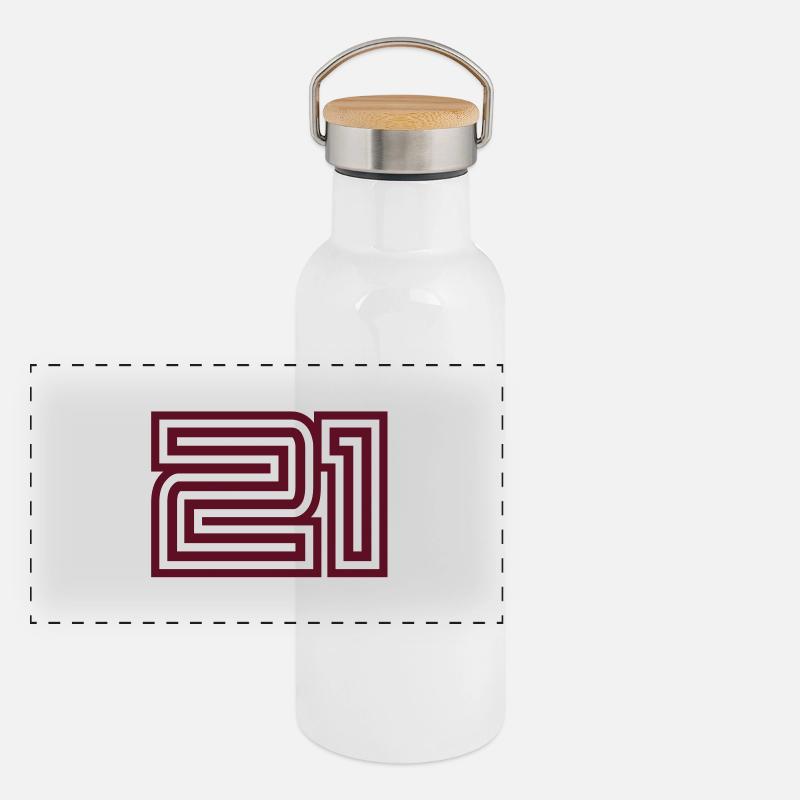 21_style_design Panorama Thermosflasche mit Bambusdeckel