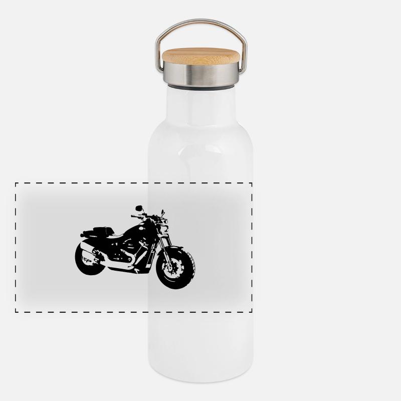 Davidson Fatbob 114 Panorama Thermosflasche mit Bambusdeckel