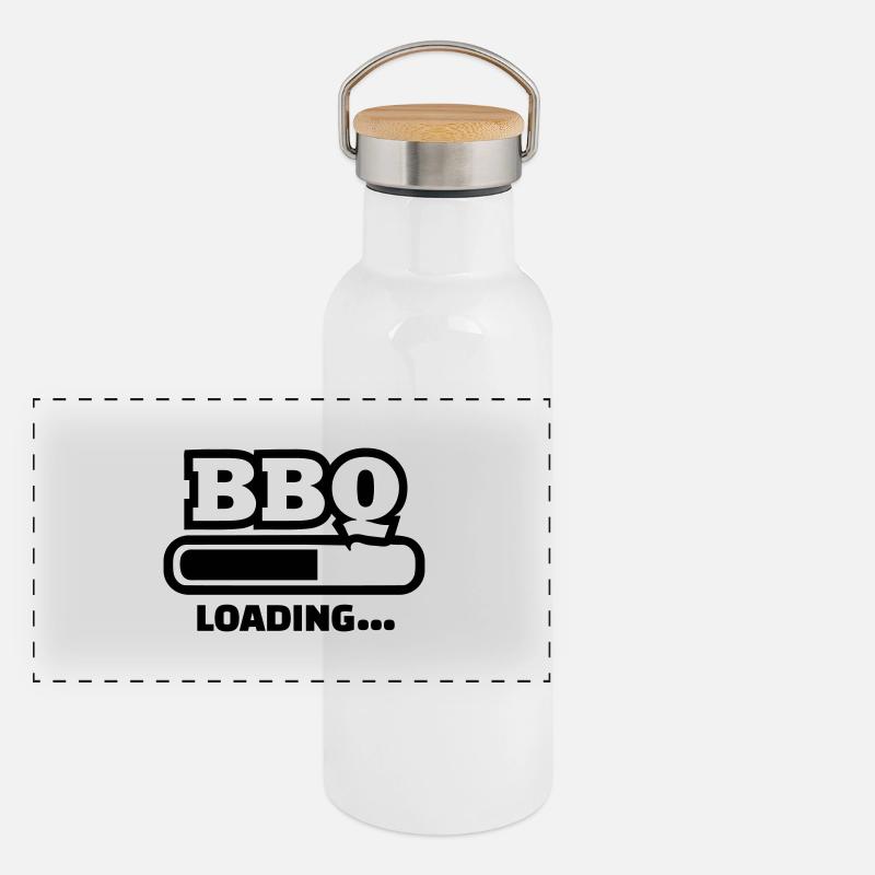 BBQ Loading Gourde isotherme avec bouchon en bambou