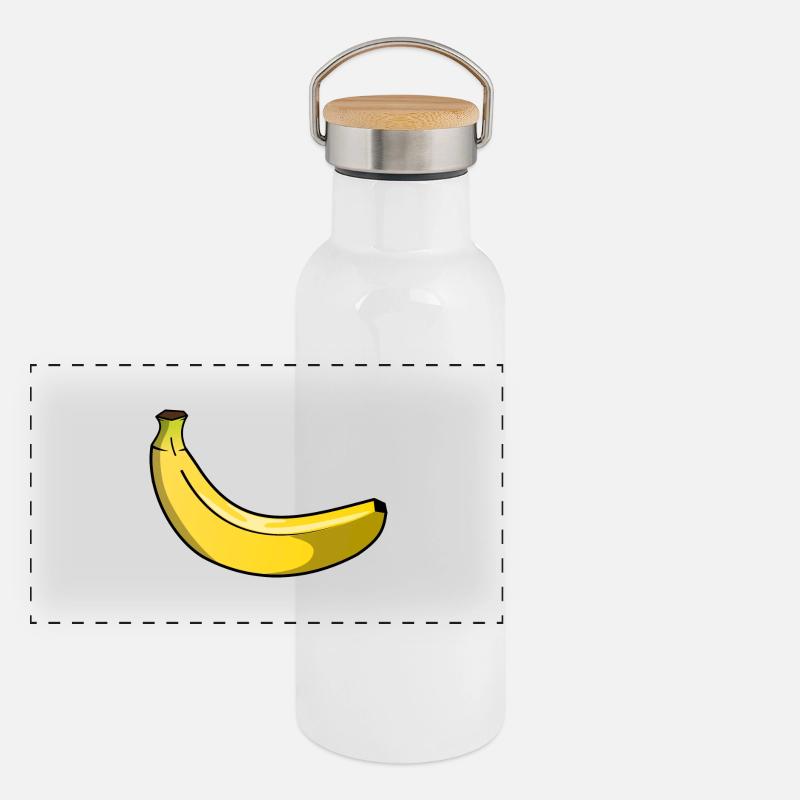 Banane Gourde isotherme avec bouchon en bambou