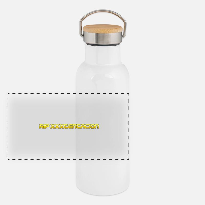 RIP XXXTentacion Panoramic Thermal Bottle with Bamboo Lid