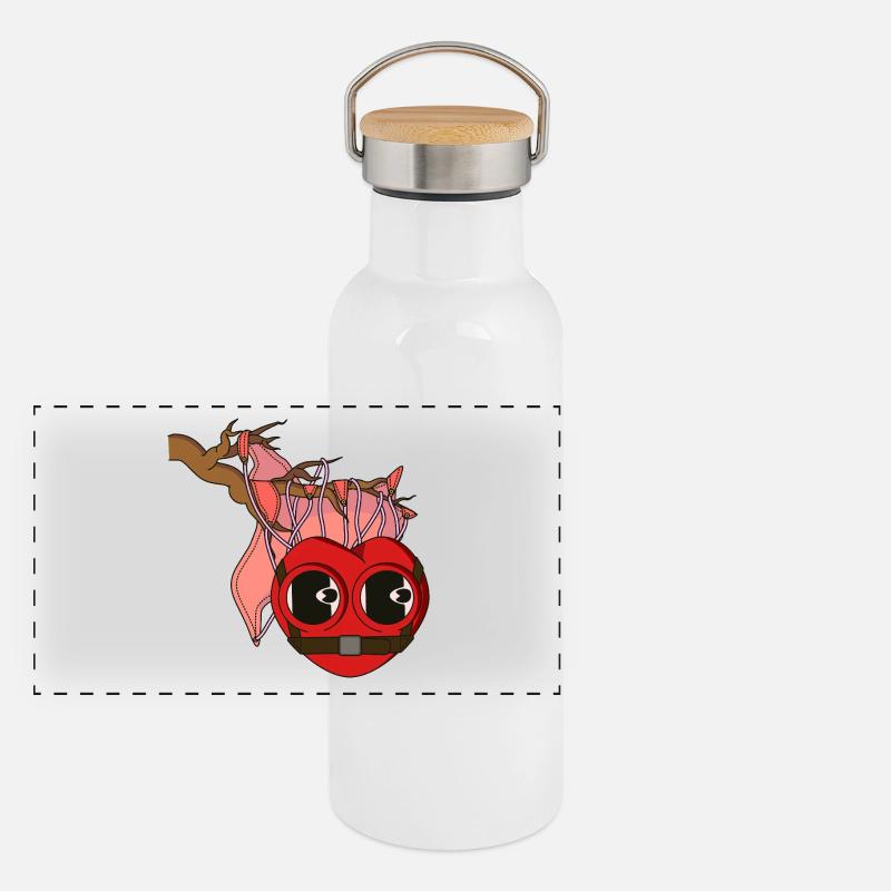 CROCHU Gourde isotherme avec bouchon en bambou