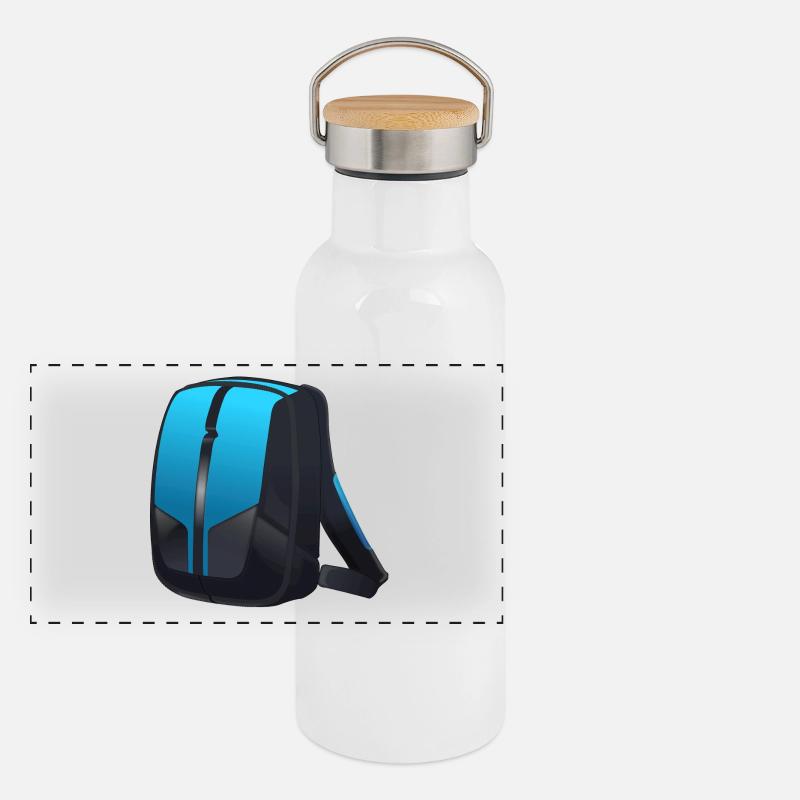 backpack Panoramic Thermal Bottle with Bamboo Lid