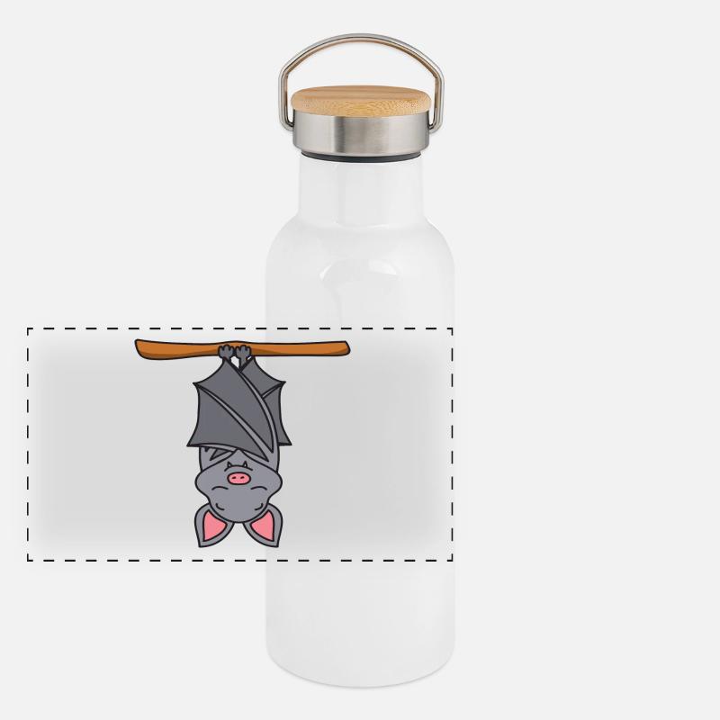 bat Panoramic Thermal Bottle with Bamboo Lid