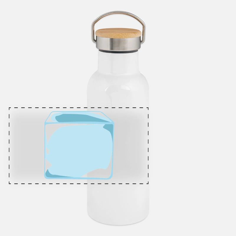 Eiswürfel Panoramic Thermal Bottle with Bamboo Lid