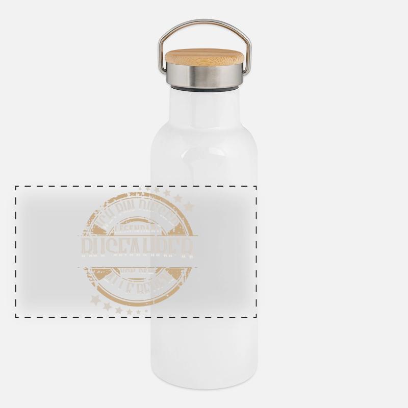 Panorama Thermosflasche mit Bambusdeckel