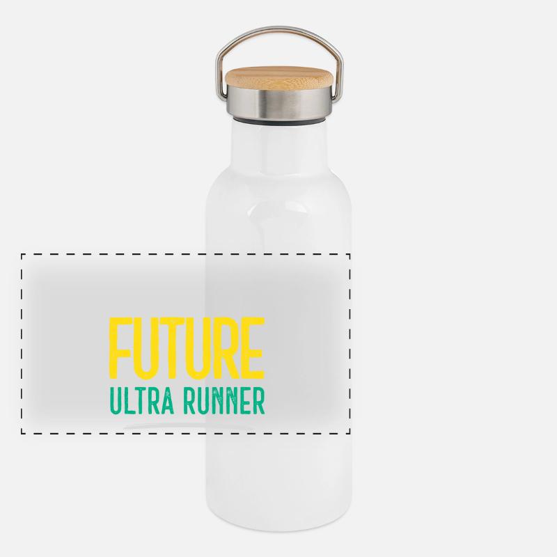 Futur Ultra Runner Gourde isotherme avec bouchon en bambou