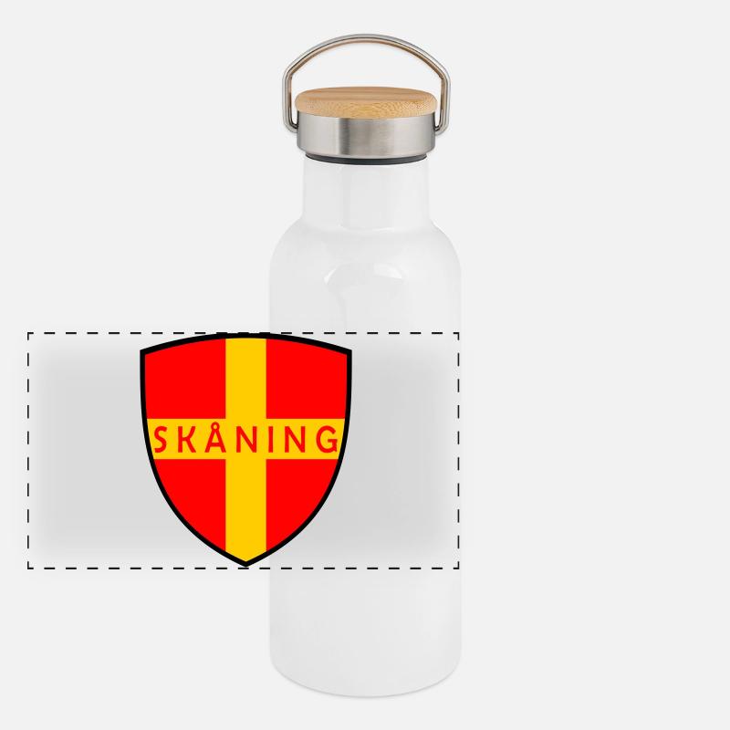 Skåne Panoramic Thermal Bottle with Bamboo Lid