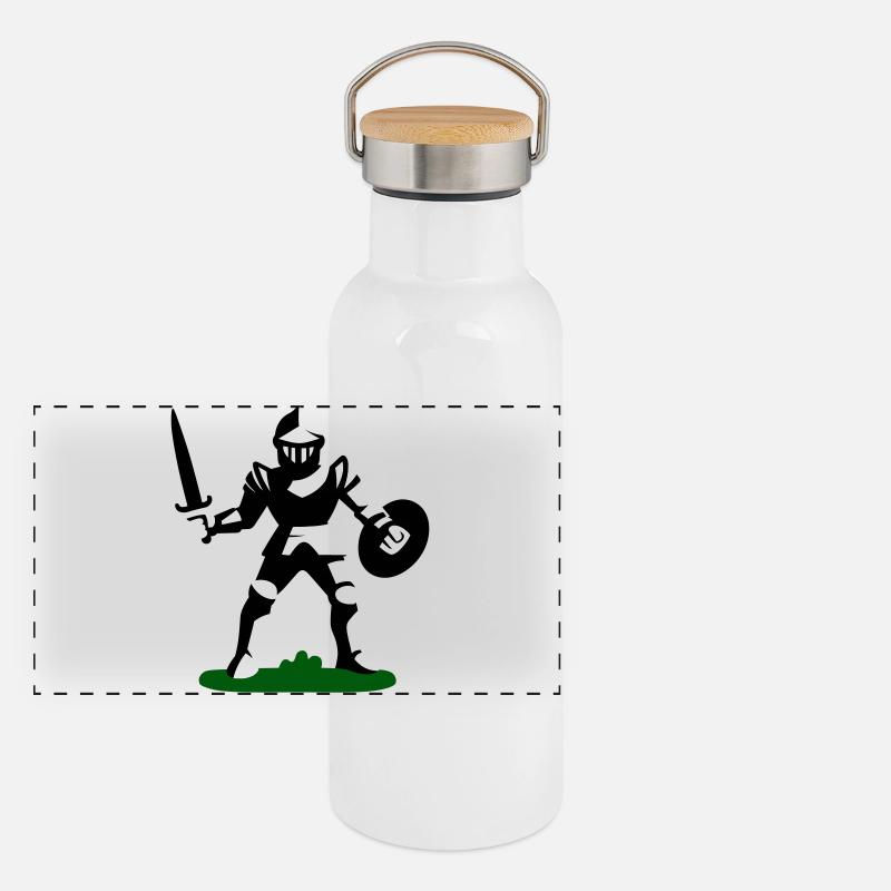 Knight Toy Panoramic Thermal Bottle with Bamboo Lid