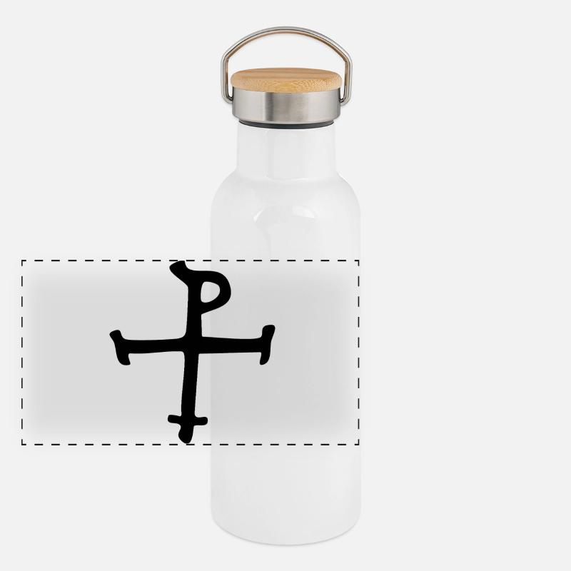 Sigil Mystic Cross Panoramic Thermal Bottle with Bamboo Lid