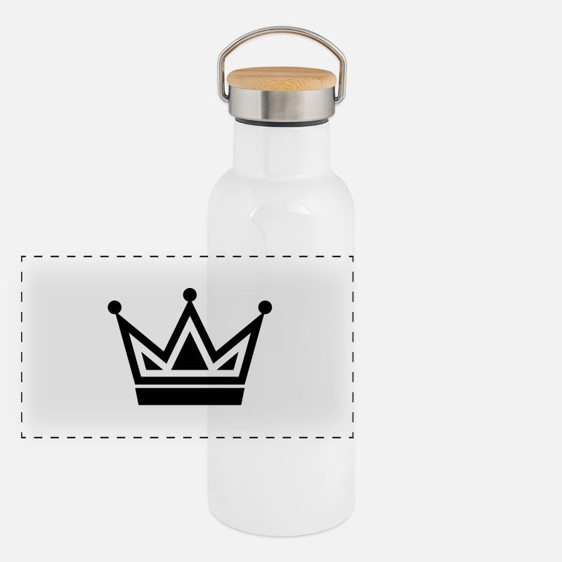 crown de Panorama Thermosflasche mit Bambusdeckel