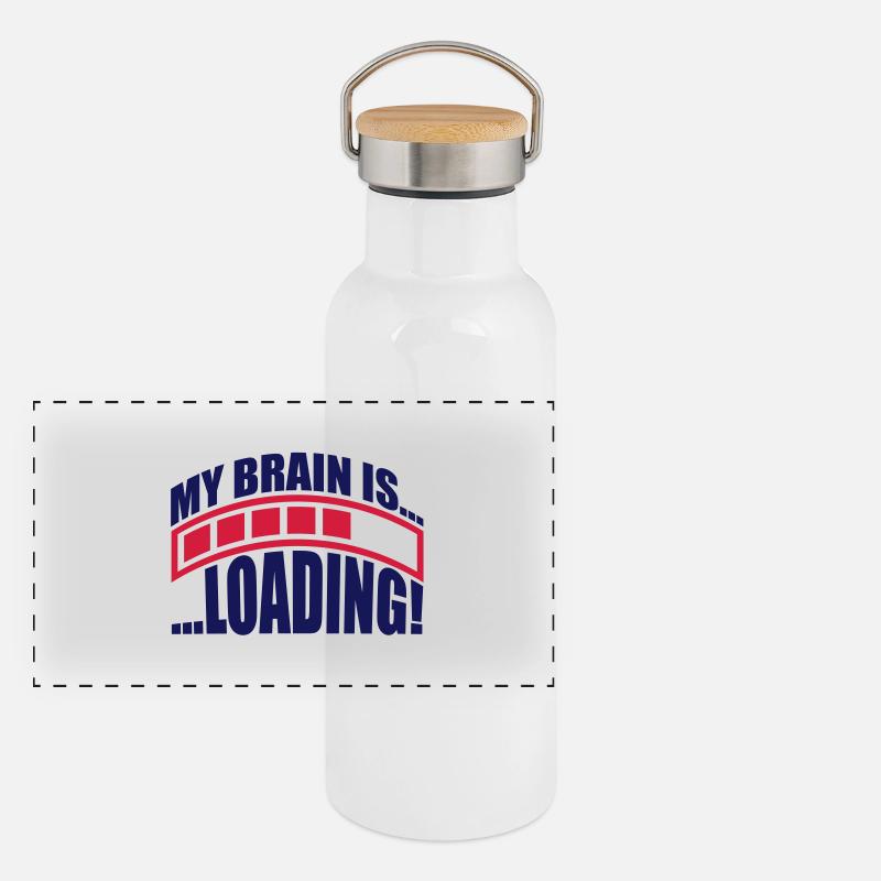 my_brain_is_loading_f2 Panorama Thermosflasche mit Bambusdeckel