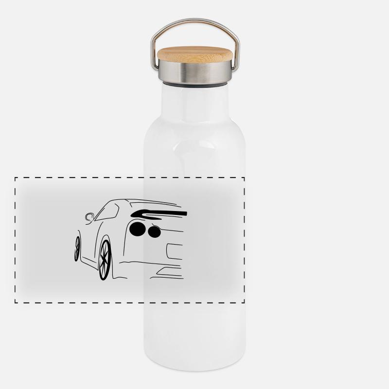 GTR Racing Panorama Thermosflasche mit Bambusdeckel