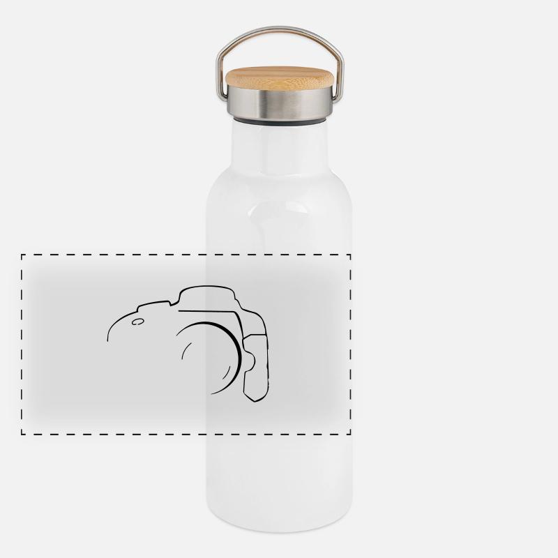 Fotograf Panorama Thermosflasche mit Bambusdeckel