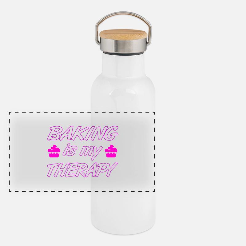 Cuire Gourde isotherme avec bouchon en bambou