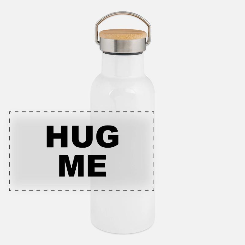 HUG ME Panoramic Thermal Bottle with Bamboo Lid