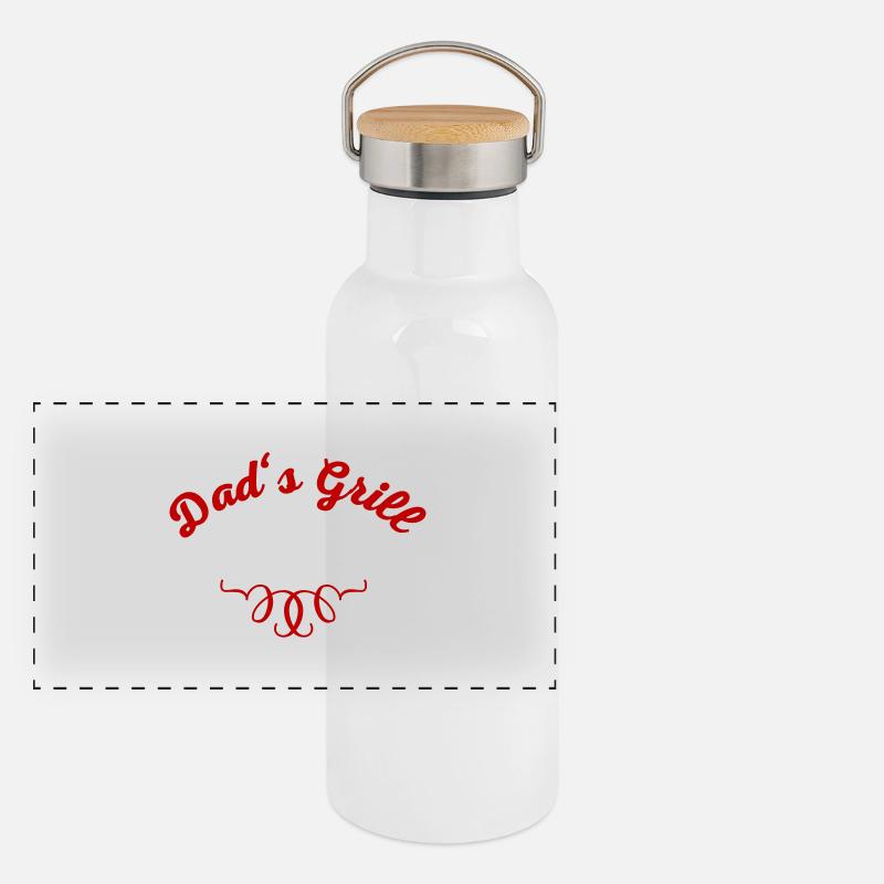 Griller Gourde isotherme avec bouchon en bambou