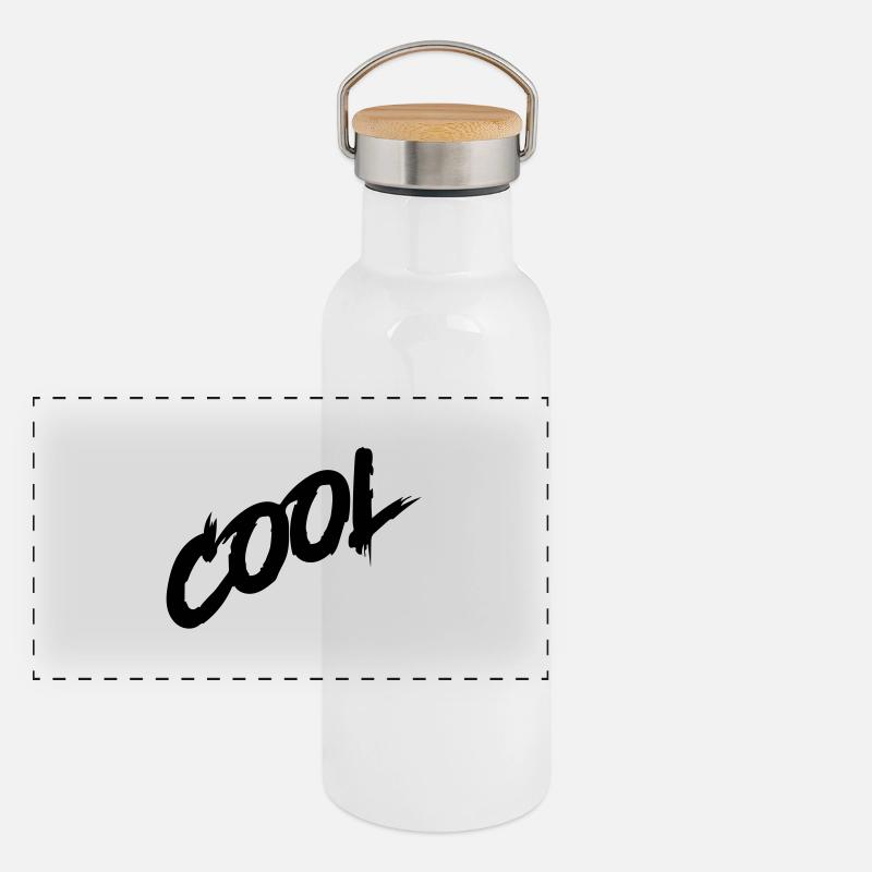 Cool Panorama Thermosflasche mit Bambusdeckel