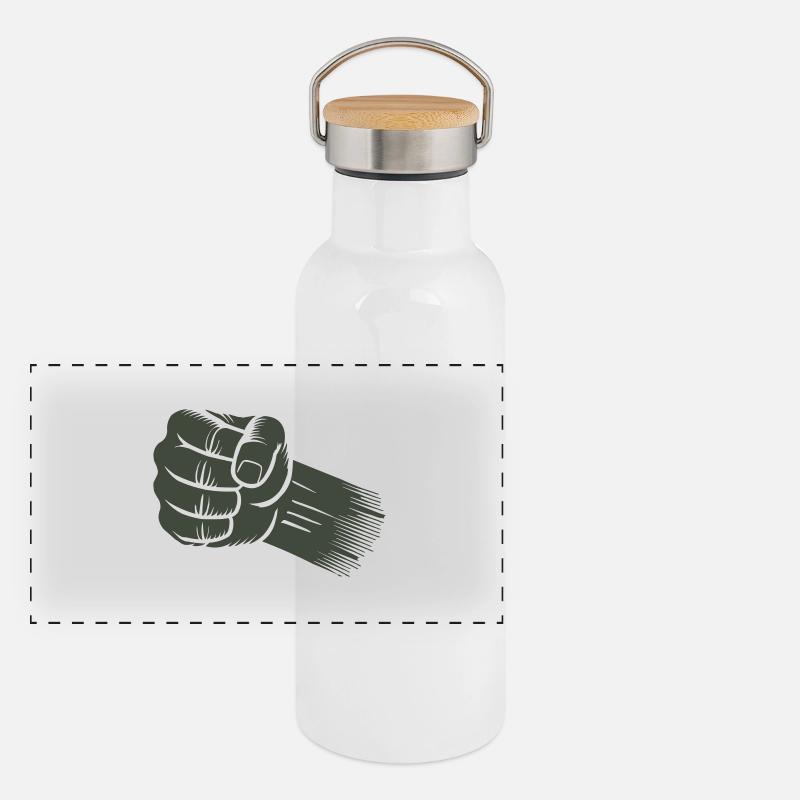 faust Panorama Thermosflasche mit Bambusdeckel