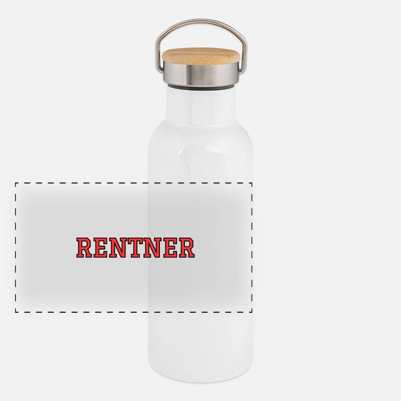 Rentner Panorama Thermosflasche mit Bambusdeckel